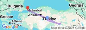 Tour route map