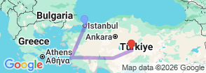 Tour route map