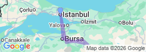 Tour route map