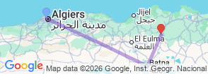 Tour route map