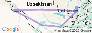 Tour route map