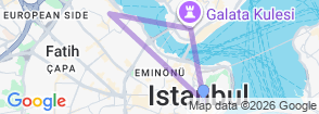 Tour route map