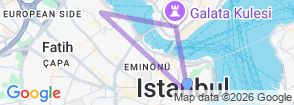 Tour route map