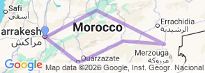 Tour route map