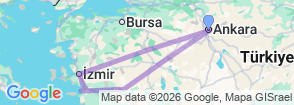 Tour route map