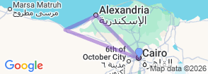 Tour route map