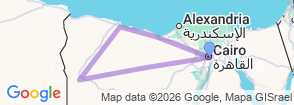 Tour route map