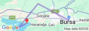 Tour route map