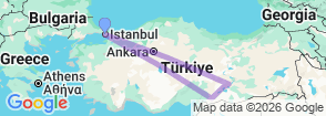 Tour route map