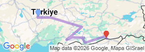 Tour route map