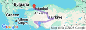 Tour route map