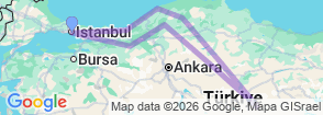 Tour route map