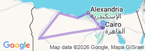 Tour route map