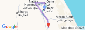 Tour route map