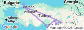 Tour route map