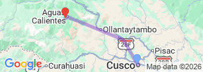Tour route map
