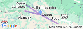 Tour route map