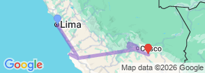 Tour route map