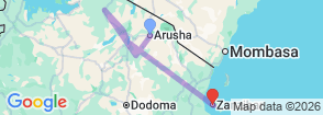 Tour route map