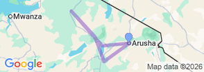 Tour route map
