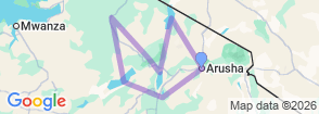 Tour route map