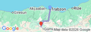 Tour route map
