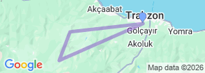 Tour route map