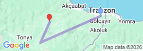 Tour route map
