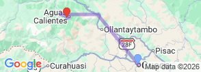 Tour route map