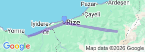 Tour route map