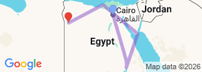 Tour route map