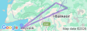 Tour route map