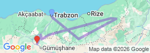 Tour route map