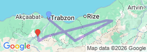 Tour route map