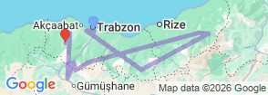Tour route map