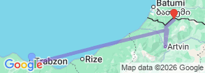 Tour route map