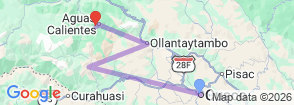 Tour route map