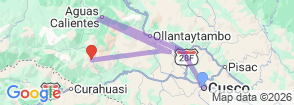 Tour route map