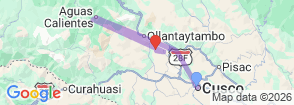 Tour route map