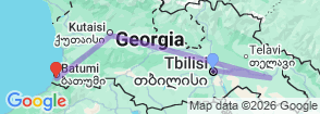 Tour route map