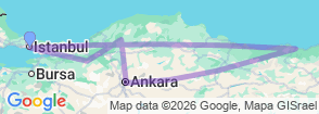 Tour route map