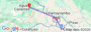 Tour route map