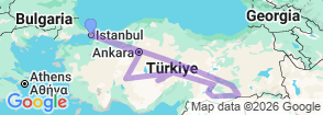 Tour route map