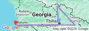 Tour route map