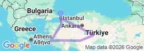 Tour route map