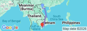 Tour route map