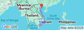 Tour route map