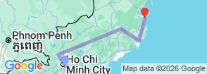 Tour route map