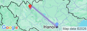 Tour route map