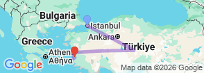 Tour route map
